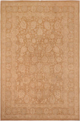 handmade Traditional Kafkaz Brown Beige Hand Knotted RECTANGLE 100% WOOL area rug 10 x 14